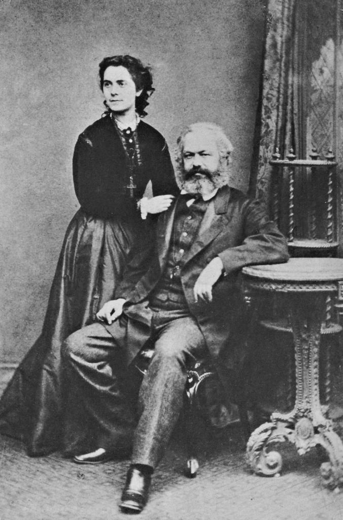 Карл Маркс с женой