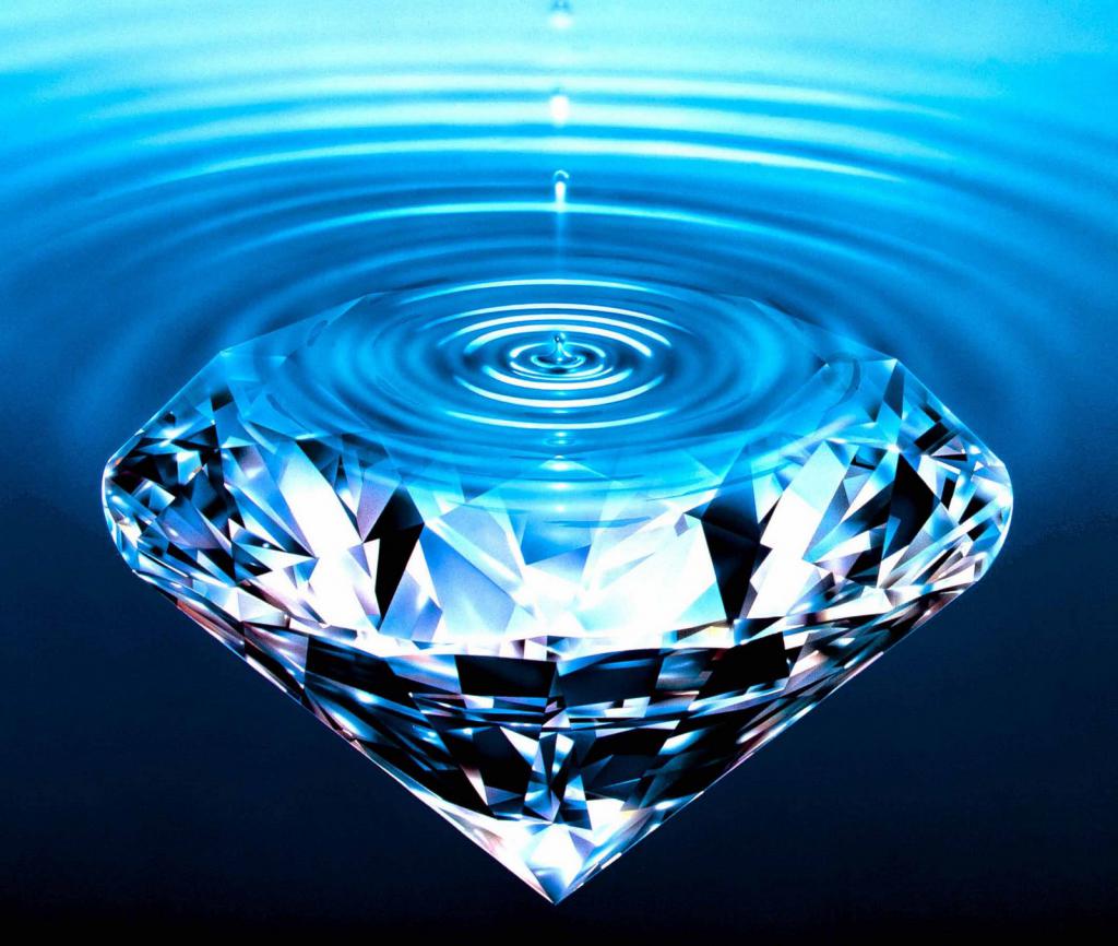 Свет, алмаз и вода