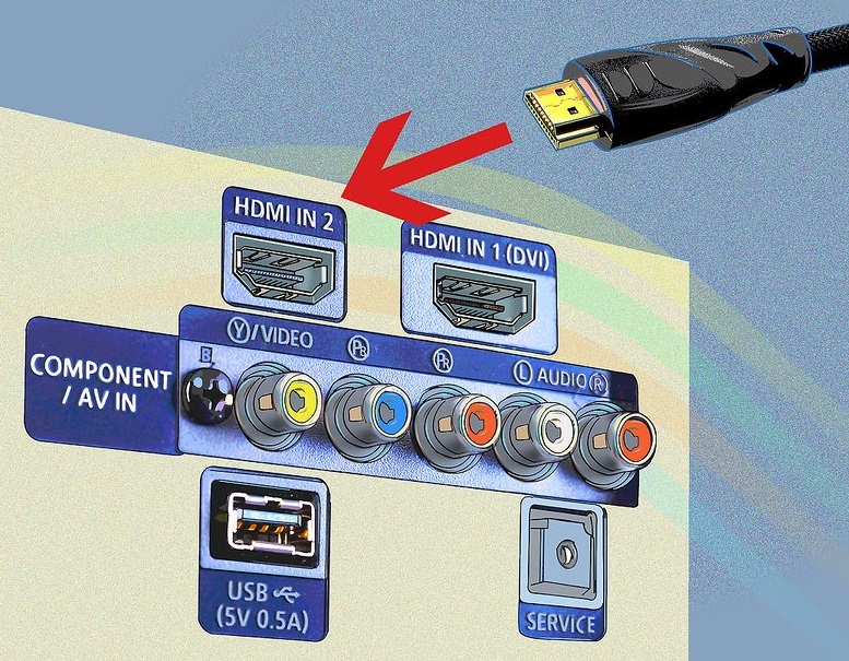 Подключение телевизора к ПК через HDMI-порт