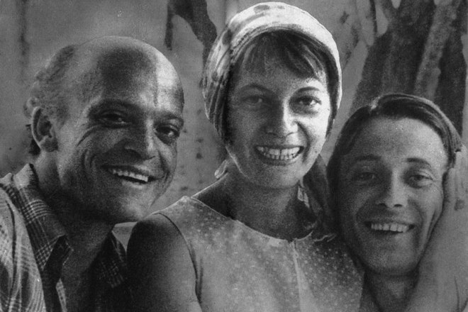 Олега и Лиза Даль с Владиславом Дворжецким