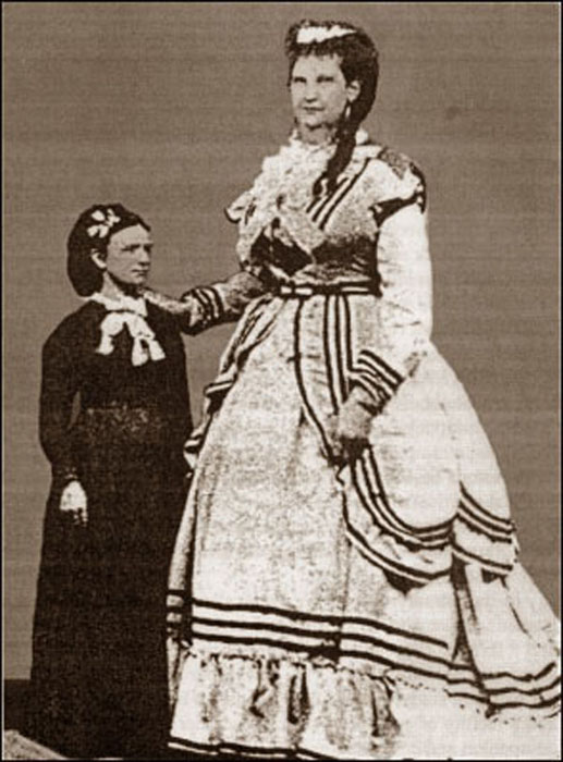 Анна Свон - самая высокая женщина XIX столетия