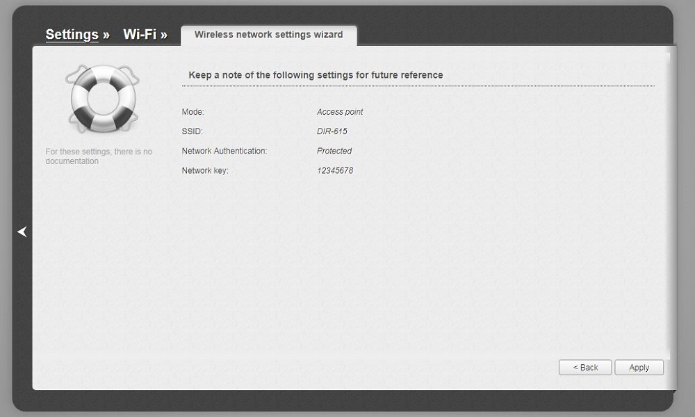 wifi setup