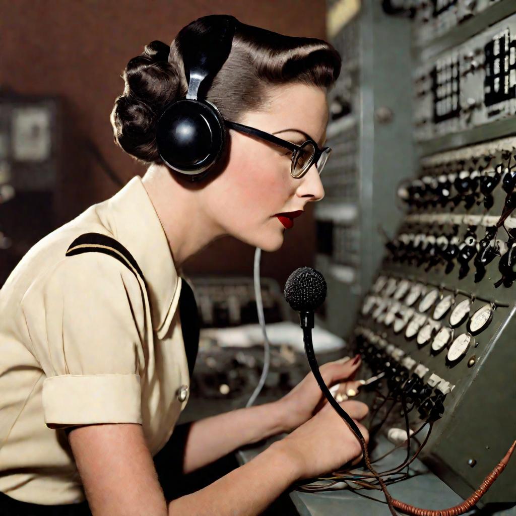 Телефонистка 1950-х