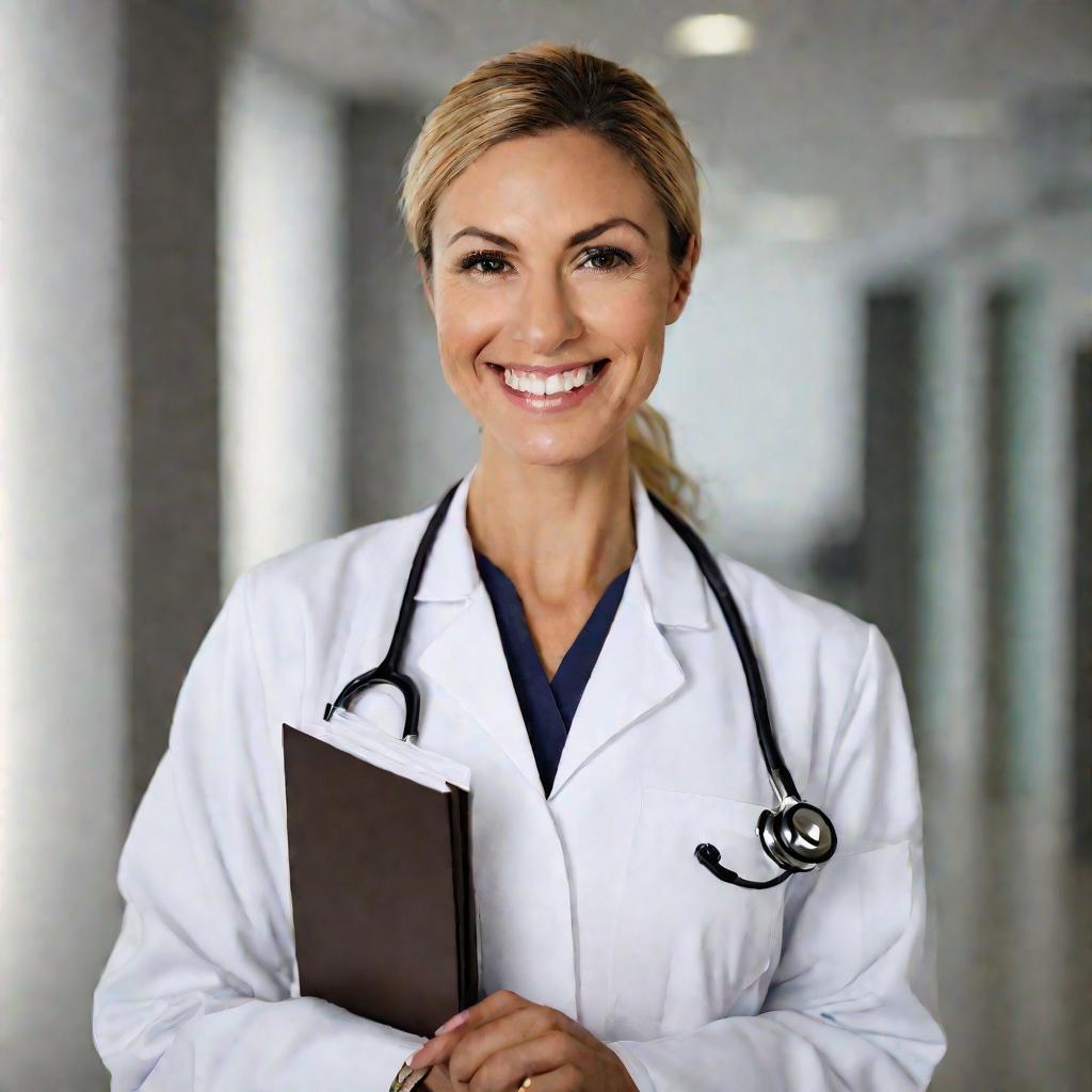 Портрет врача женщины