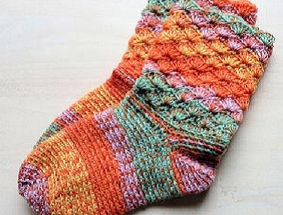 Вязание носков крючком