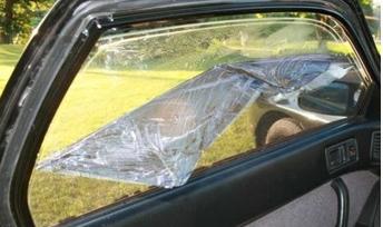 Как снять тонировку стекол автомобиля