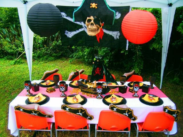 оформление пиратской вечеринки