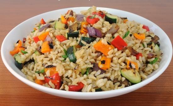 рис с овощами по-китайски