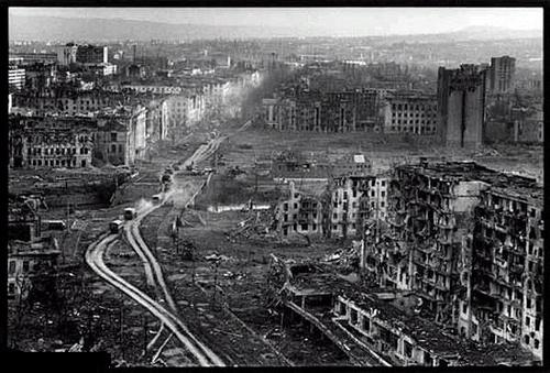 Первая Чеченская война - уничтоженный Грозный