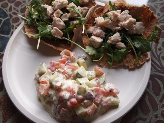 Салат с фасолью и морковью