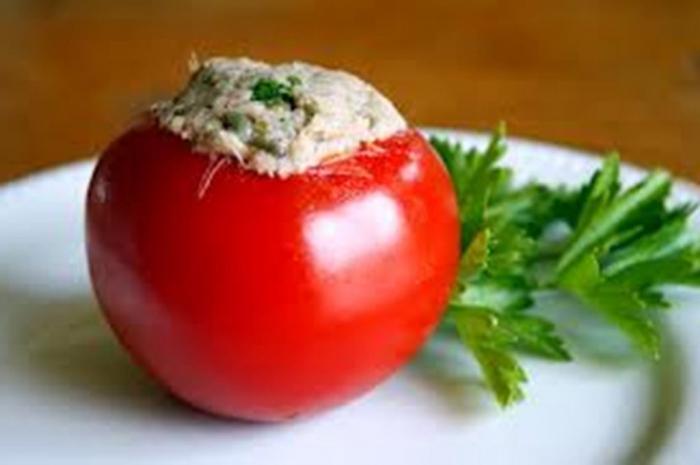помидоры с сыром и чесноком