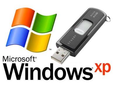 Установить Windows XP c флешки.