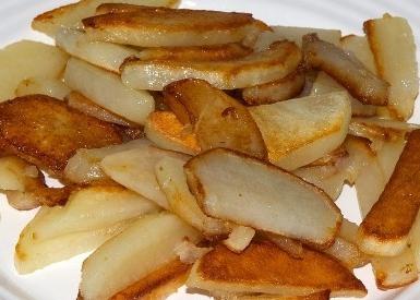как пожарить вкусно картошку