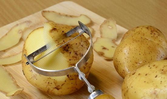 рецепт жаренной картошки