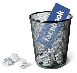 Как удалить страницу в facebook 