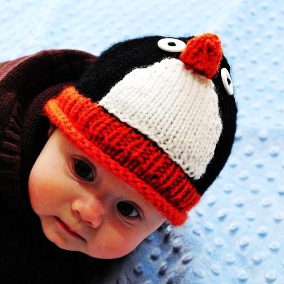 схема вязания шапочки для новорожденного
