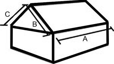 Как посчитать площадь крыши?