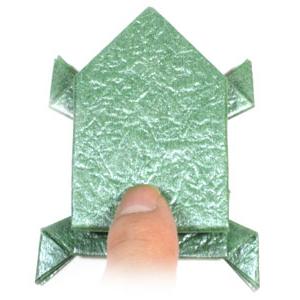 оригами лягушка