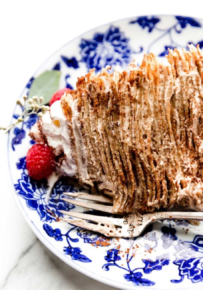 Блинный торт тирамису — рецепт с фото пошагово