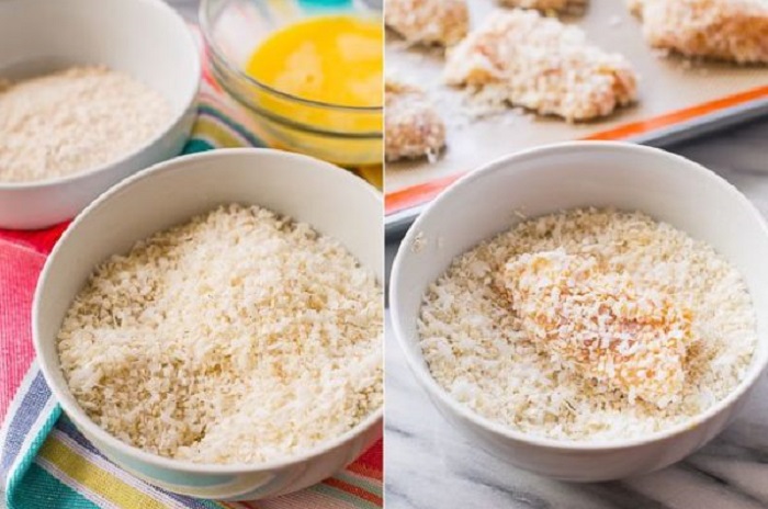 Курица в кокосовой стружке – кулинарный рецепт