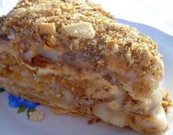 Торт шоколадный с бананами и орехами фото 4