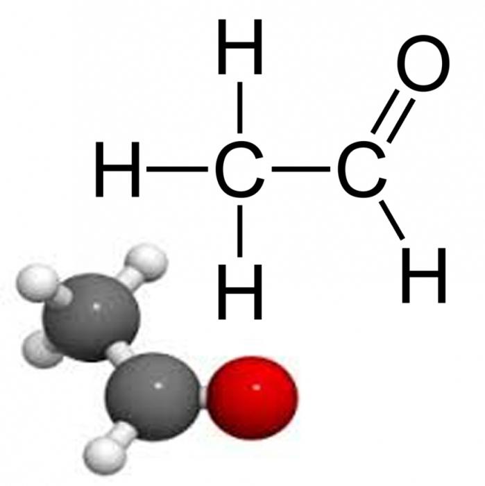 формула уксусного альдегида