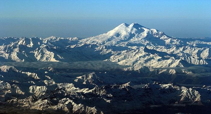 Высота кавказских гор