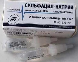 глазные капли альбуцид