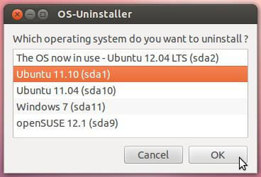как удалить ubuntu