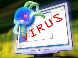 заражённый вирусом компьютер