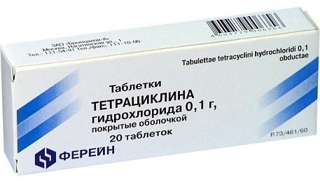 антибиотик тетрациклин 