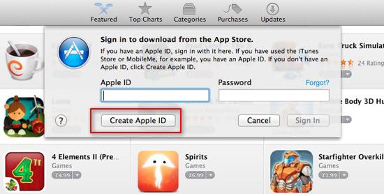 Как создать Apple ID?