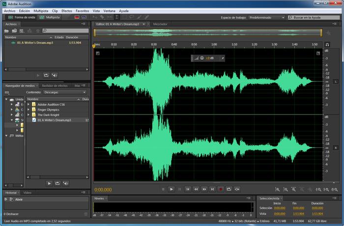 программа для наложения музыки на музыку adobe audition