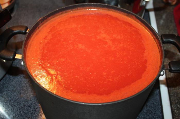 заготовки на зиму томатный сок 