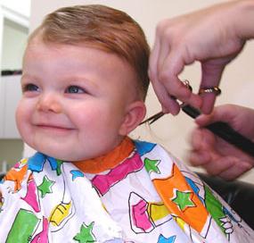 подстричь малыша фото