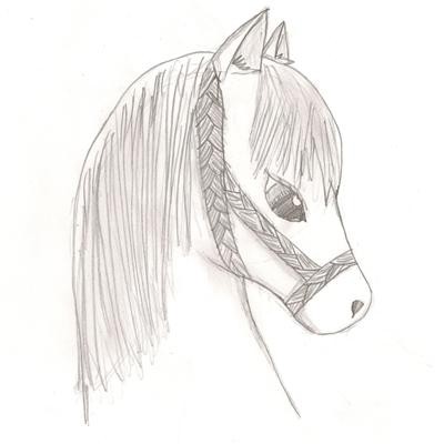 как нарисовать красивую лошадь 