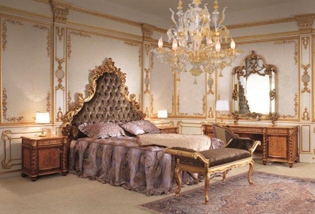 интерьер спальни фото стиль барокко