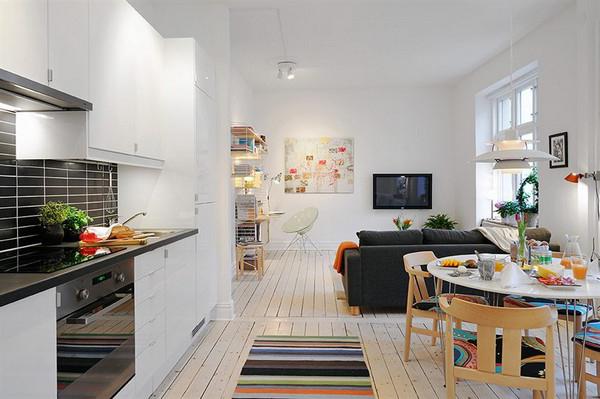 интерьер маленькой кухни в квартире