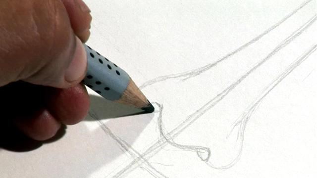 как рисовать нос карандашом
