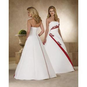 красное платье на свадьбу