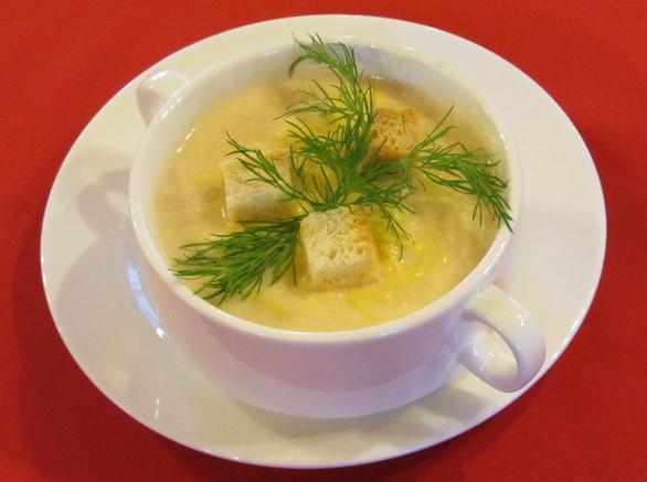 Сливочный суп с лососем калорийность