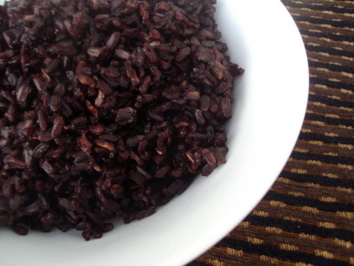 как готовить черный рис 