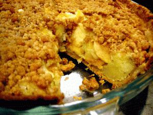 Пирог с творогом и яблоками рецепт