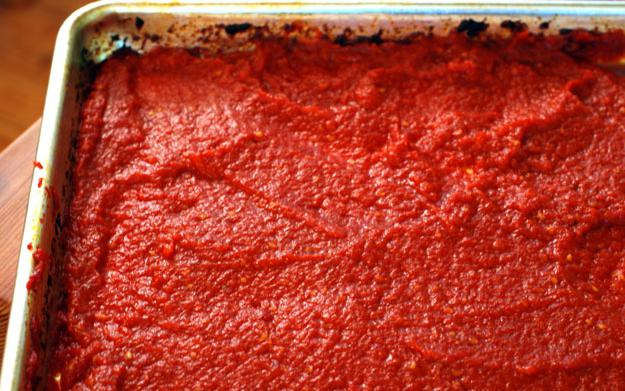 томатная паста в домашних 