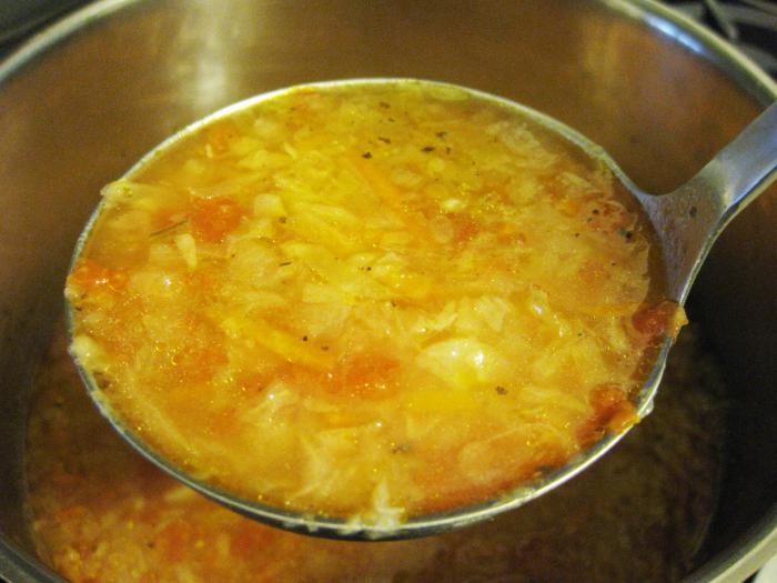 суп на овощном бульоне рецепт 