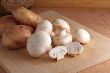 картошка с грибами жареная фото 