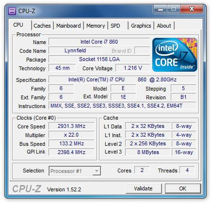 Как узнать, сколько ядер в процессоре, на Windows 7?