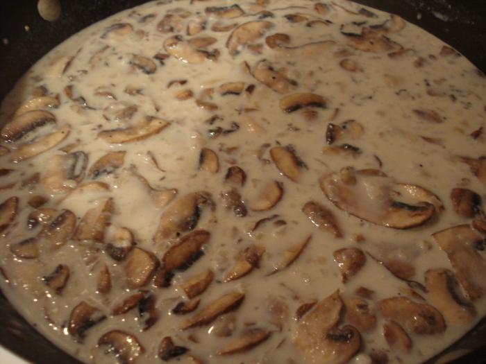 грибной соус со сметаной рецепт 