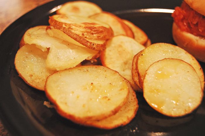 гарнир из картофеля и овощей