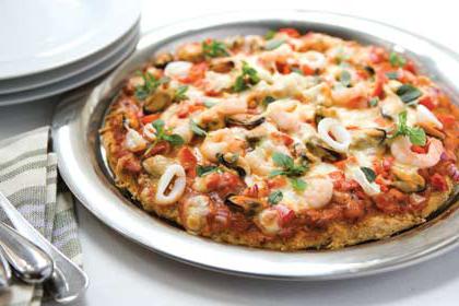 пицца с морепродуктами рецепт фото